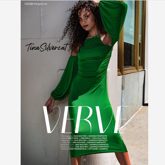 BLOGGER'S FAVE! Zara Long Dress With Gathered Details Green Sz S NWT - Picture 10 of 17